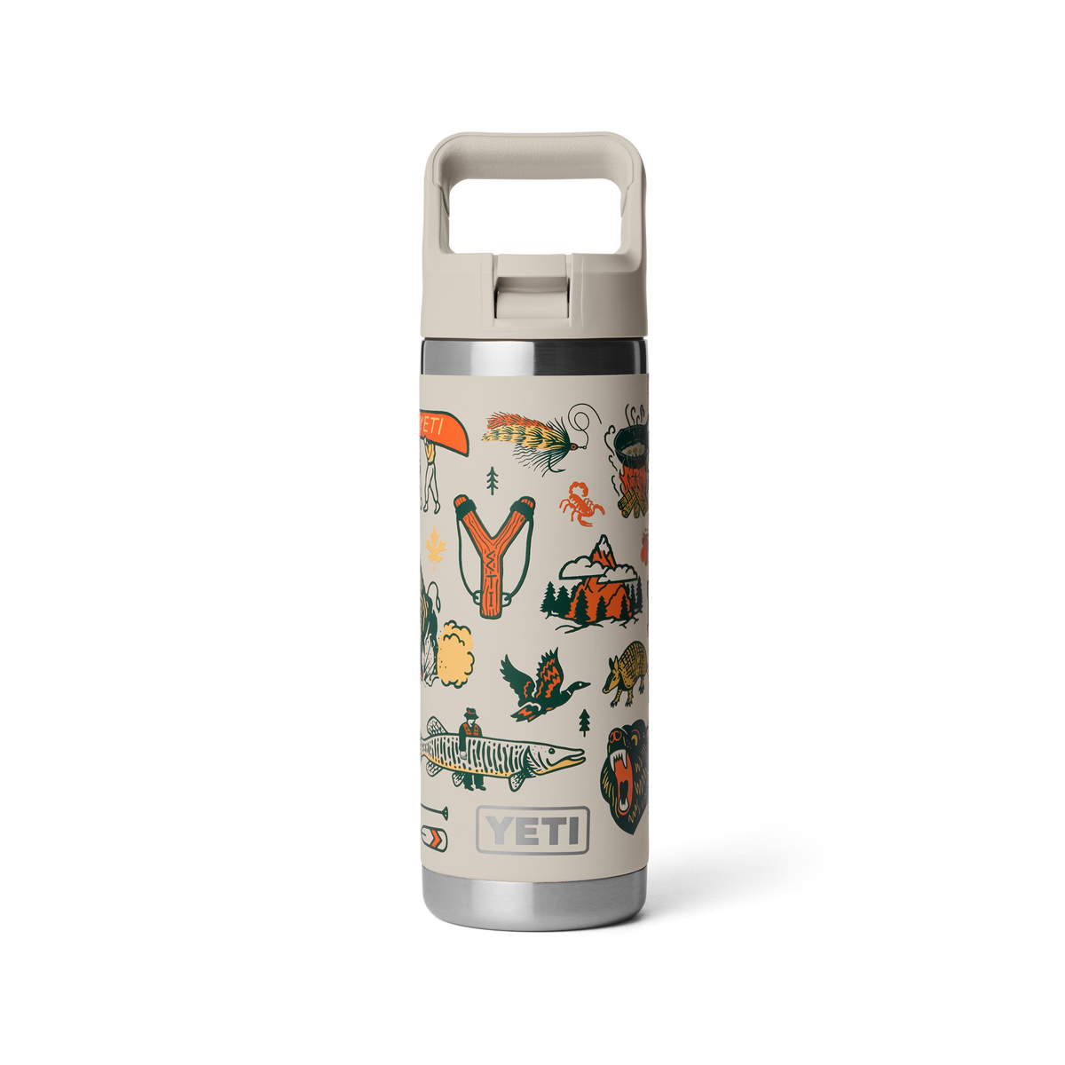 Rambler® 18 oz (532 ml) Bottle | With Colour-Matched Straw Cap