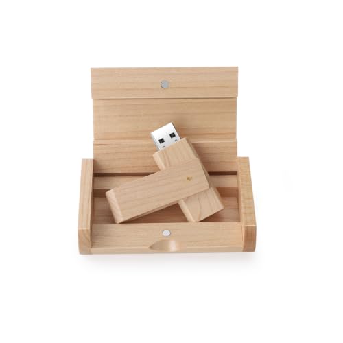Kayllesine Rotate Maple Wood USB 3.0 Flash Drive 16GB