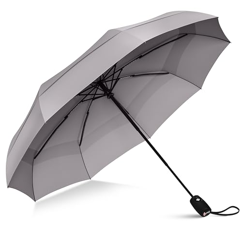 Repel Windproof Travel Umbrella Fibreglass Auto Open