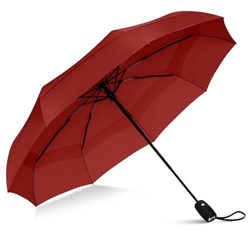 Repel Windproof Travel Umbrella Fibreglass Auto Open