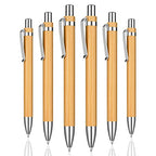 OSDUE Bamboo Ballpoint Pens 20 Pack Black Ink Medium 1.0 mm