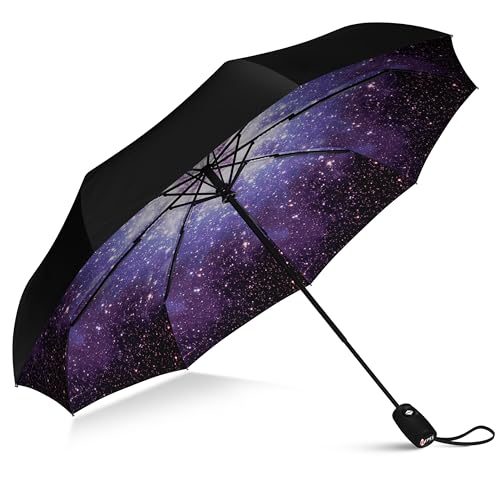 Repel Windproof Travel Umbrella Fibreglass Auto Open