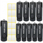 Uflatek USB 2.0 Flash Drive 1GB 10 Pack
