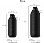 Chilly's Series 2 Flip Water Bottle With Sports Lid