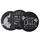 WEWINK PLUS Slate Coasters Set 10cm