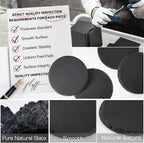 WEWINK PLUS Slate Coasters Set 10cm