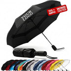 Repel Windproof Travel Umbrella Fibreglass Auto Open