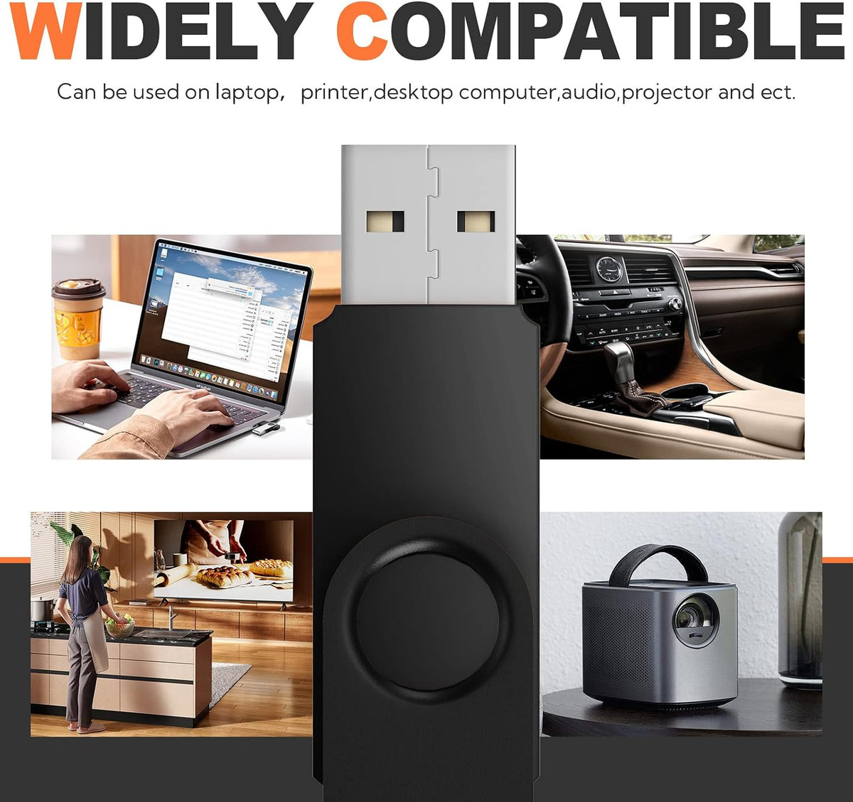 Uflatek USB 2.0 Flash Drive 1GB 10 Pack