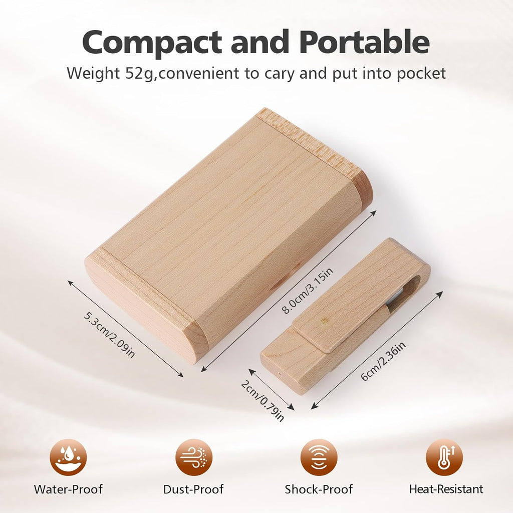 Kayllesine Rotate Maple Wood USB 3.0 Flash Drive 16GB
