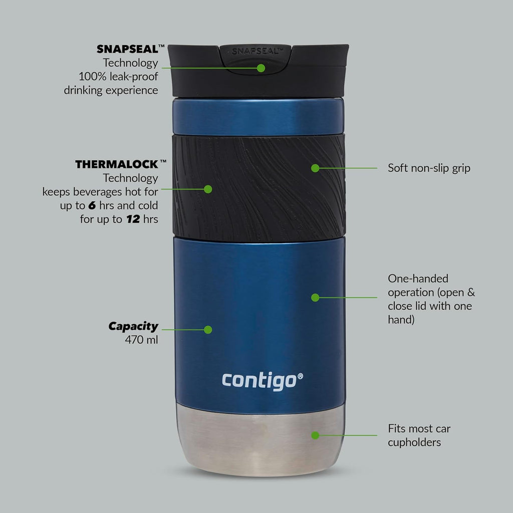 Contigo Byron Snapseal Travel Mug 470ml