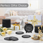 WEWINK PLUS Slate Coasters Set 10cm