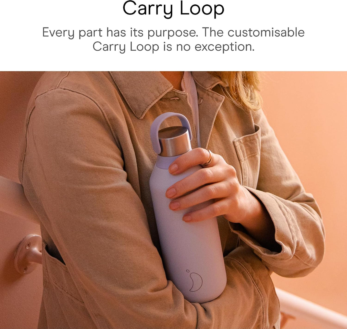 Chilly's Series 2 Stainless Steel Water Bottle 500ml