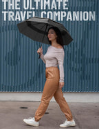 Repel Windproof Travel Umbrella Fibreglass Auto Open