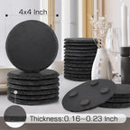 WEWINK PLUS Slate Coasters Set 10cm