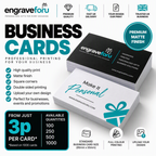 Standard Business Cards | Premium Matte Finish | Custom Printed Business Cards UK