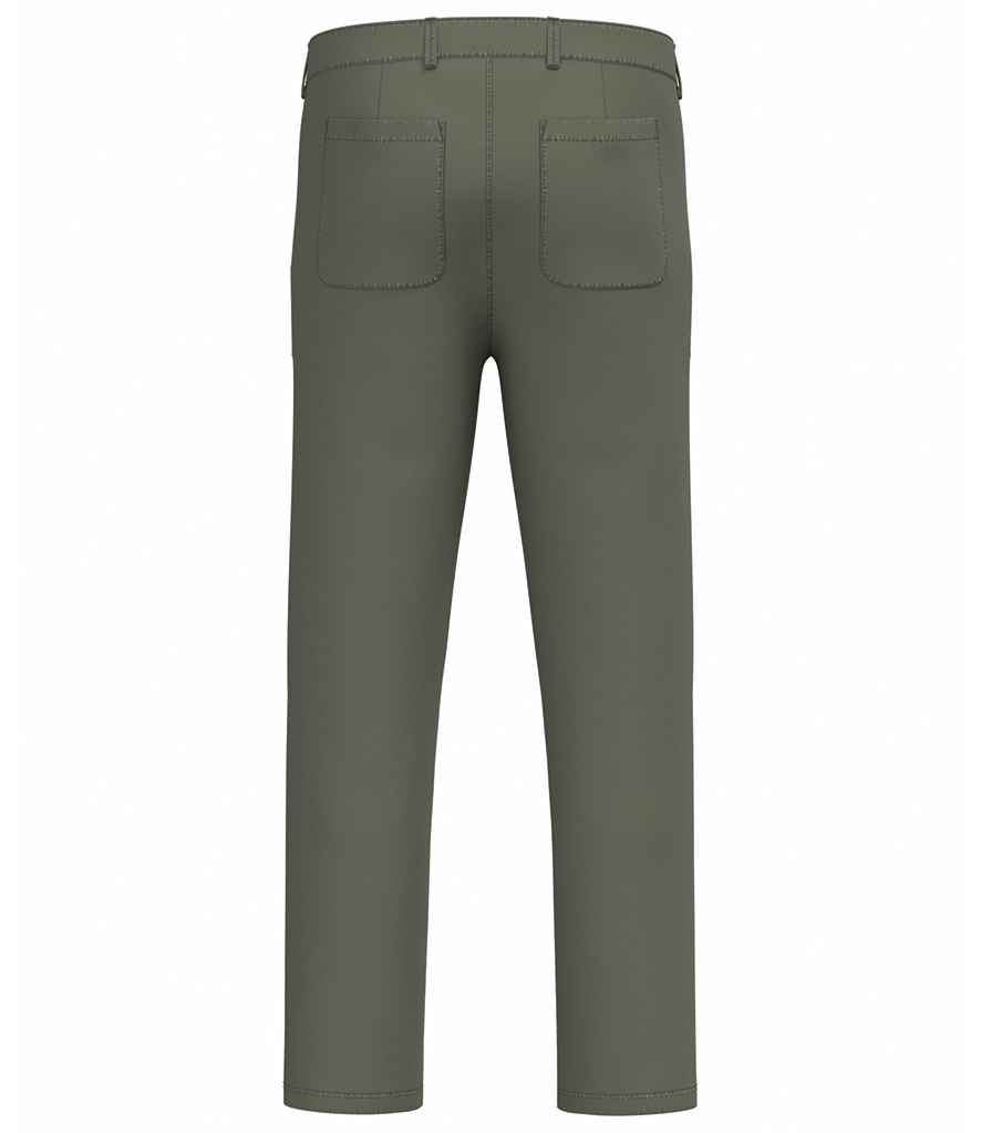 NS735 Washed Organic Khaki Back