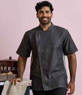 PR906 Black Denim Model