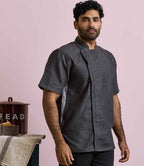 PR906 Black Denim Model