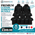 Premium Personalised Workwear Bundle – 10 Custom Garments