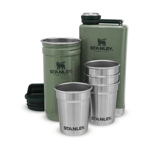 Adventure Pre-Party Shot Glass + Flask Set