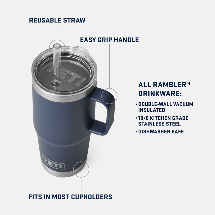 Rambler® 25 oz (739 ml) Straw Mug