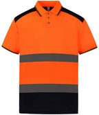 YK017 Orange/Navy Front