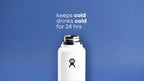 Hydro Flask Wide Mouth Water Bottle Insulated Stainless Steel 1.18L