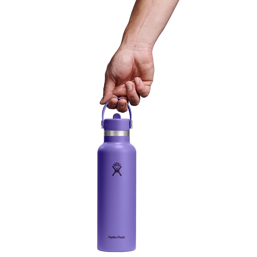 Hydro Flask Standard Mouth Bottle with Flex Straw Cap 621ml